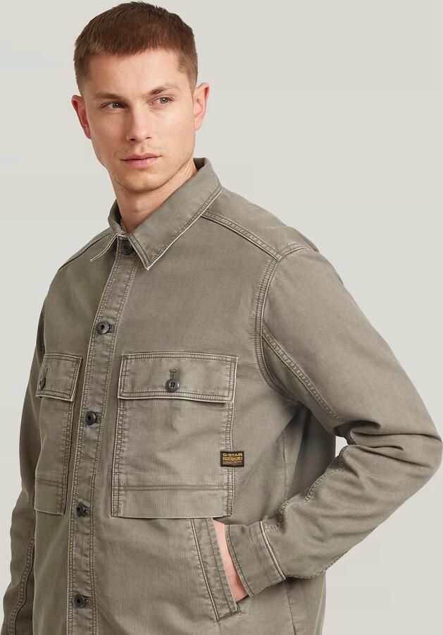 G-Star RAW Mosa Overshirt Bruin Heren - Foto 3