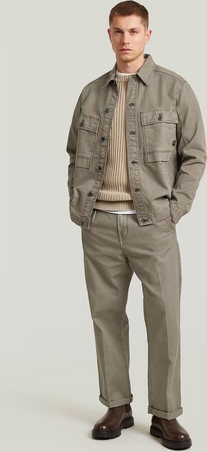 G-Star RAW Mosa Overshirt Bruin Heren - Foto 7