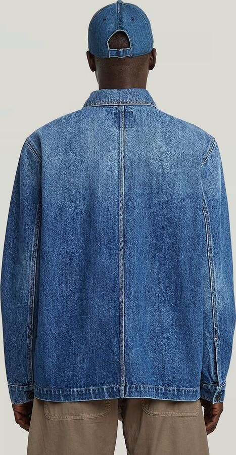G-Star Raw Spijkerjack D26462-D788 MOSA OVERSHIRT-H127 WORN IN WATERWAYS - Foto 5