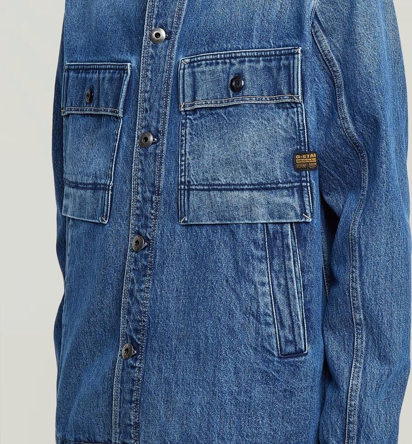 G-Star Raw Spijkerjack D26462-D788 MOSA OVERSHIRT-H127 WORN IN WATERWAYS - Foto 3