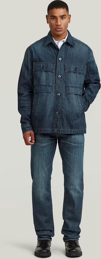 G-Star RAW Mosa Overshirt Donkerblauw Heren - Foto 6
