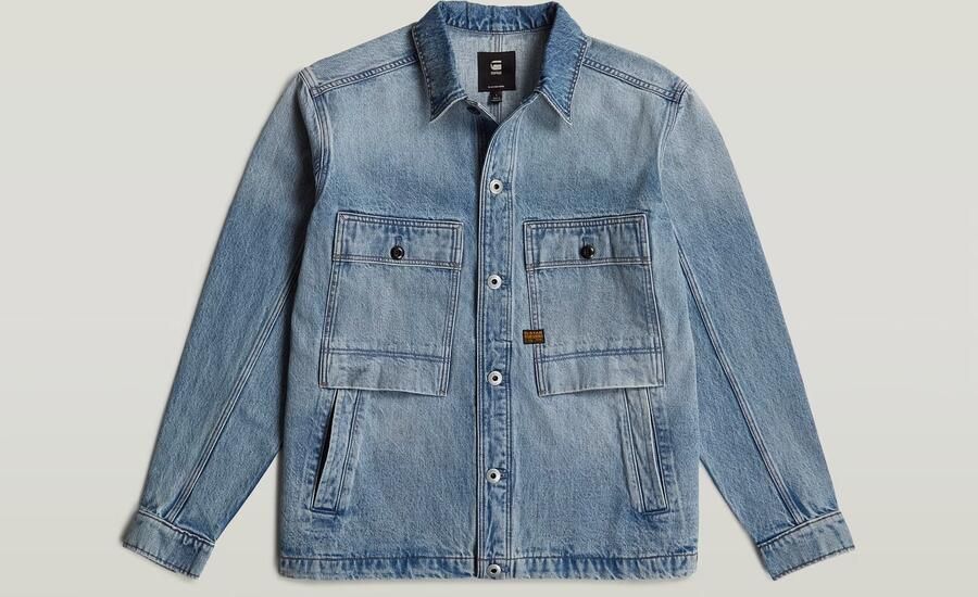 G-Star Raw Jeansjack met borstzakken model 'Mosa' - Foto 6