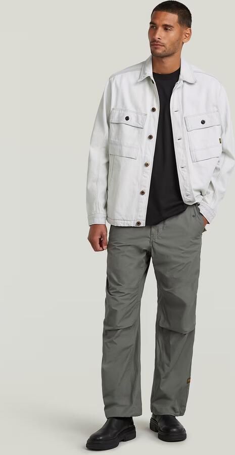 G-Star RAW Mosa Overshirt Lichtblauw Heren - Foto 4