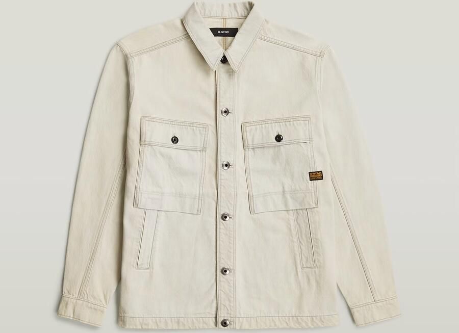 G-Star RAW Mosa Overshirt Lichtblauw Heren - Foto 5