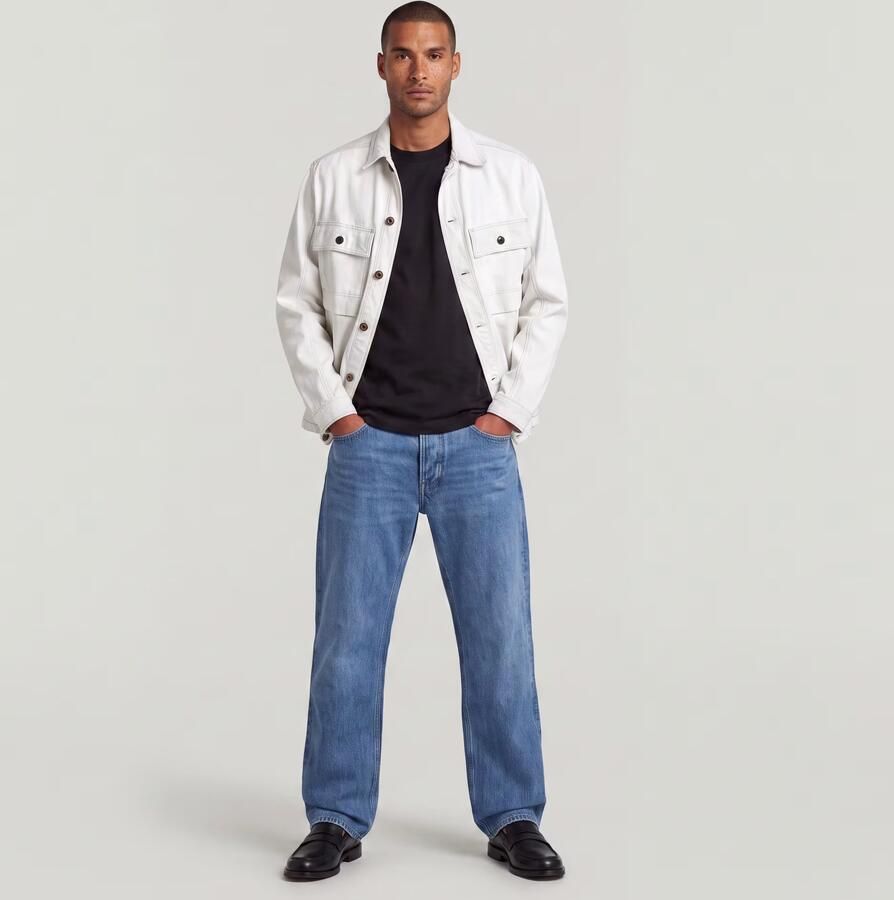 G-Star RAW Mosa Overshirt Lichtblauw Heren - Foto 3