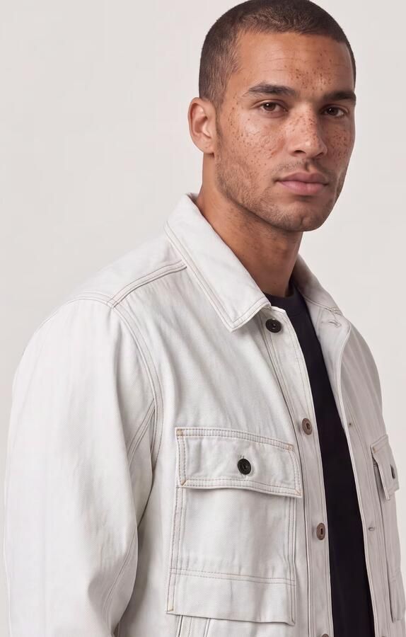 G-Star RAW Mosa Overshirt Lichtblauw Heren - Foto 5