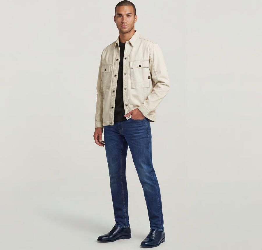 G-Star RAW Mosa Overshirt Lichtblauw Heren - Foto 4