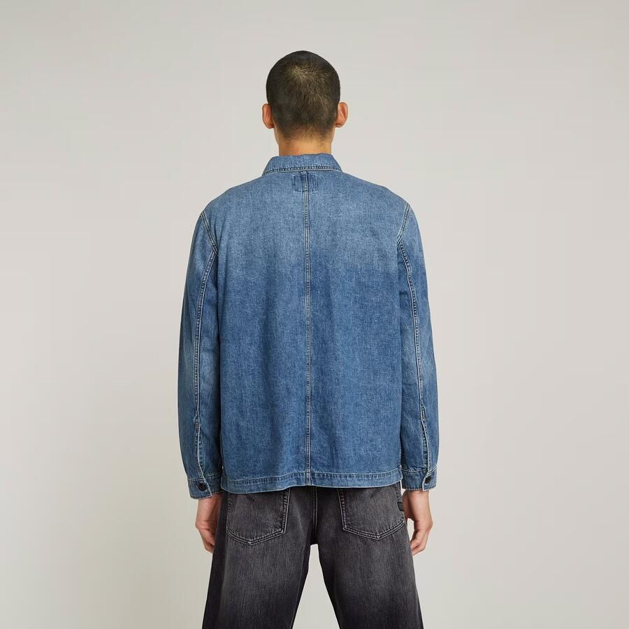 G-Star RAW Mosa Overshirt Midden blauw Heren