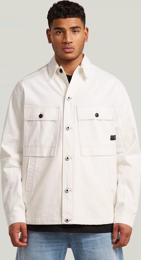 G-Star RAW Mosa Overshirt Wit Heren