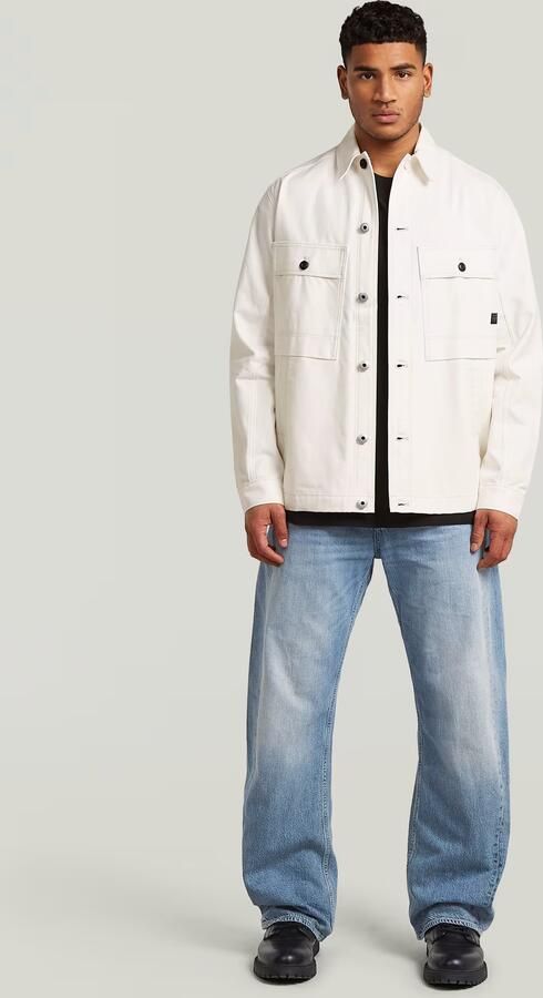 G-Star RAW Mosa Overshirt Wit Heren - Foto 6