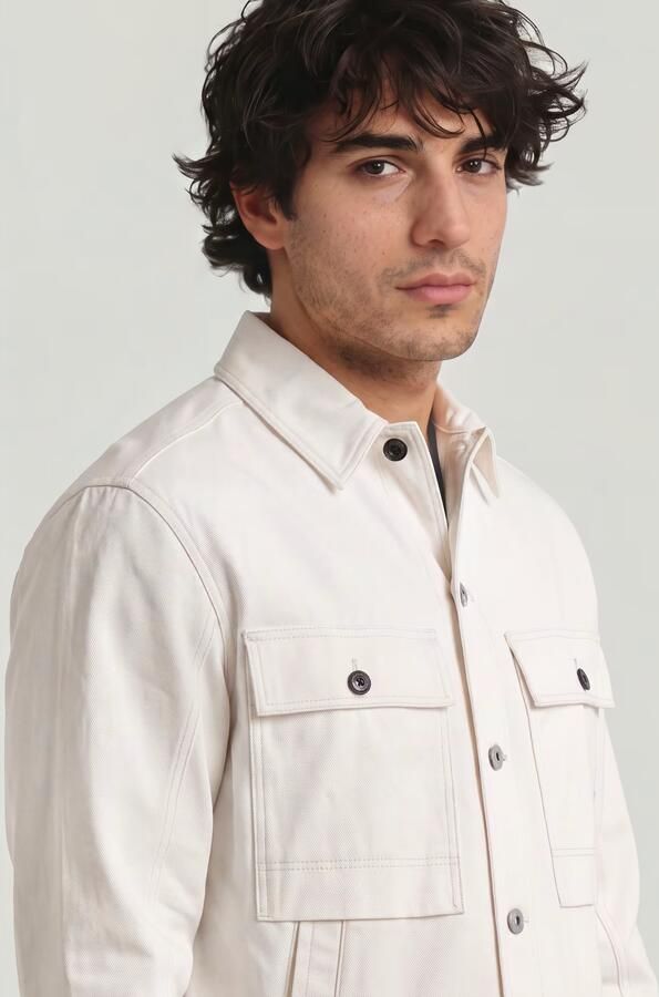 G-Star RAW Mosa Overshirt Wit Heren - Foto 6