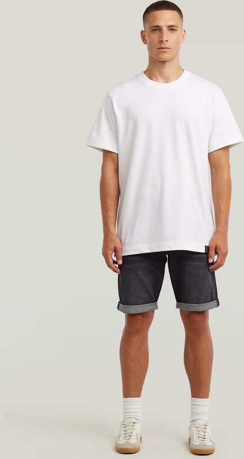 G-Star Raw Korte regular fit jeans met steekzakken model 'Mosa' - Foto 4
