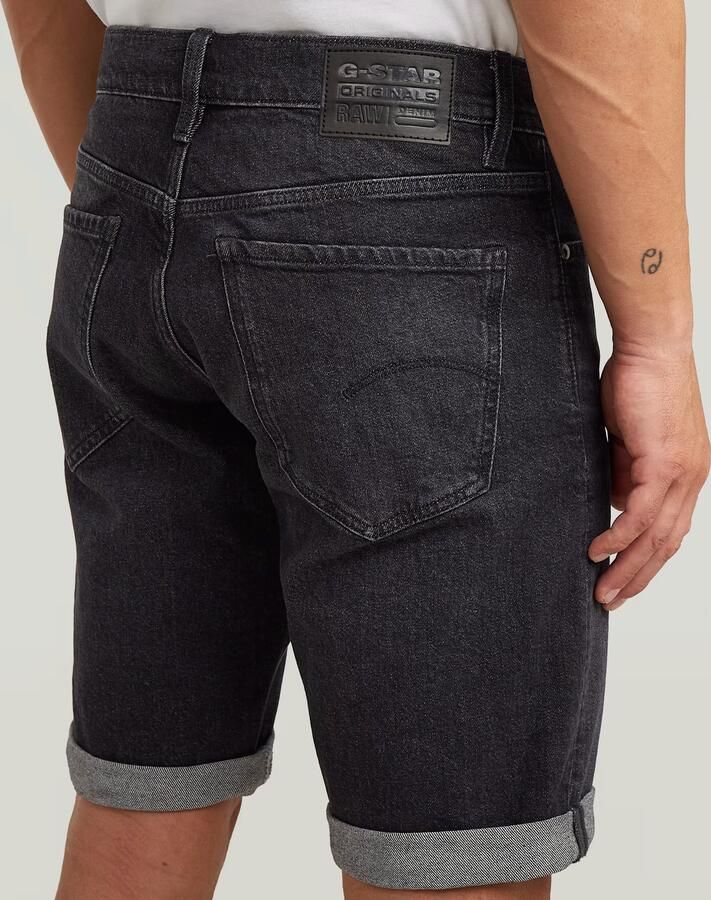 G-Star Raw Korte regular fit jeans met steekzakken model 'Mosa' - Foto 8