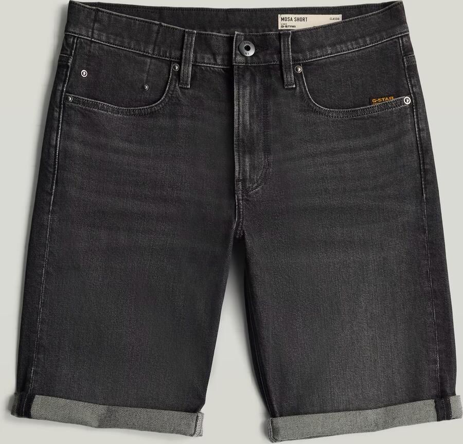 G-Star Raw Korte regular fit jeans met steekzakken model 'Mosa' - Foto 8