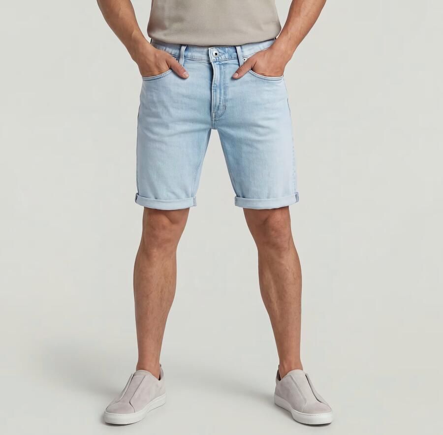 G-STAR Mosa regular denim short lichtblauw - Foto 3