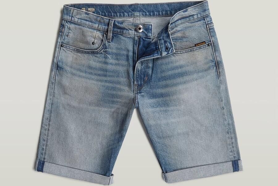 G-Star RAW Mosa Short Midden blauw Heren - Foto 6