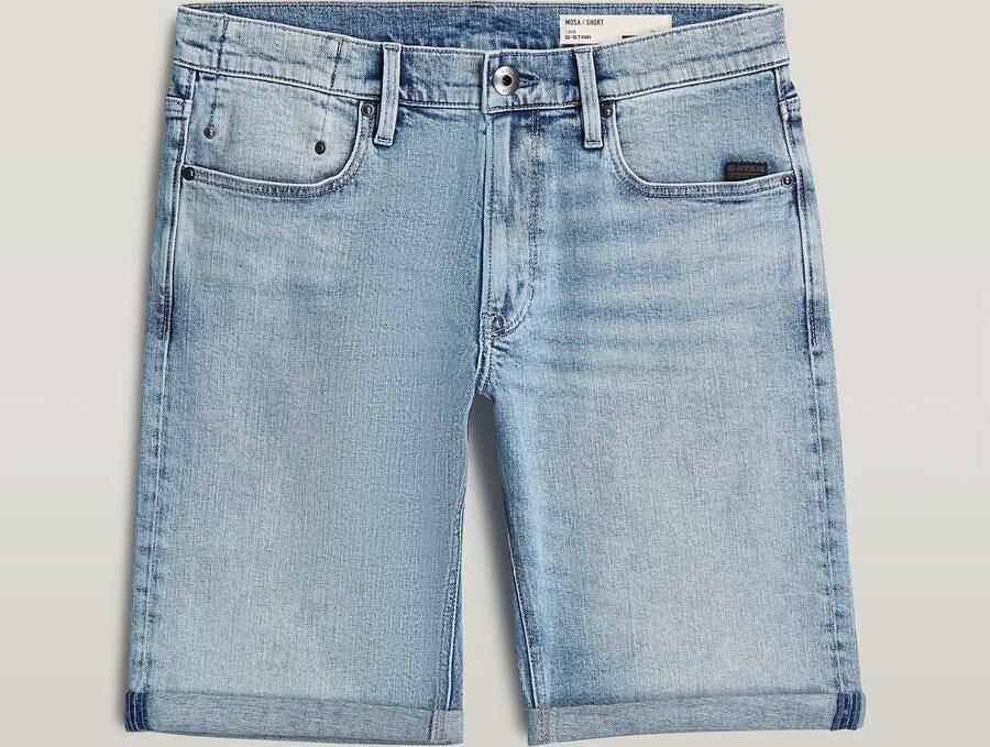 G-Star RAW Mosa Short Midden blauw Heren - Foto 4