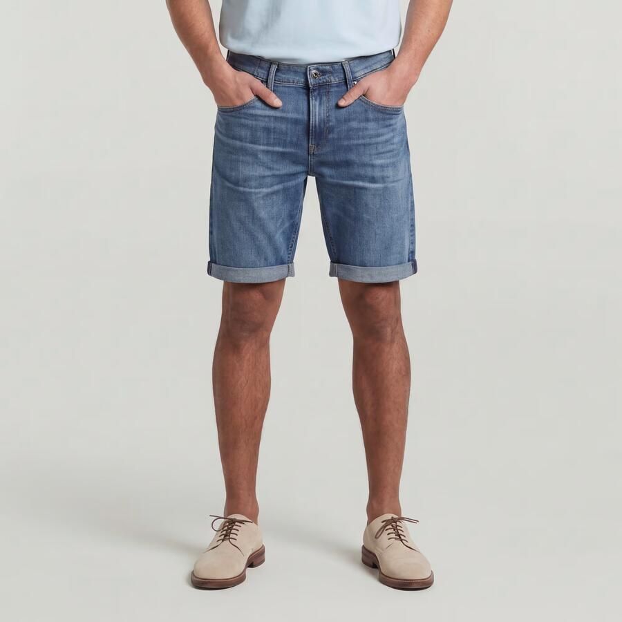 G-Star RAW Mosa Short Midden blauw Heren - Foto 2