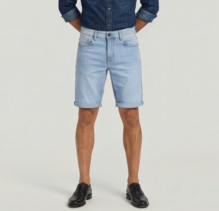 G-Star RAW Mosa Short Midden blauw Heren - Foto 3