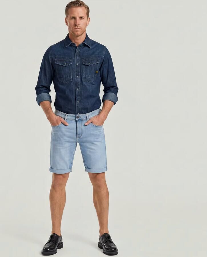 G-Star RAW Mosa Short Midden blauw Heren - Foto 5