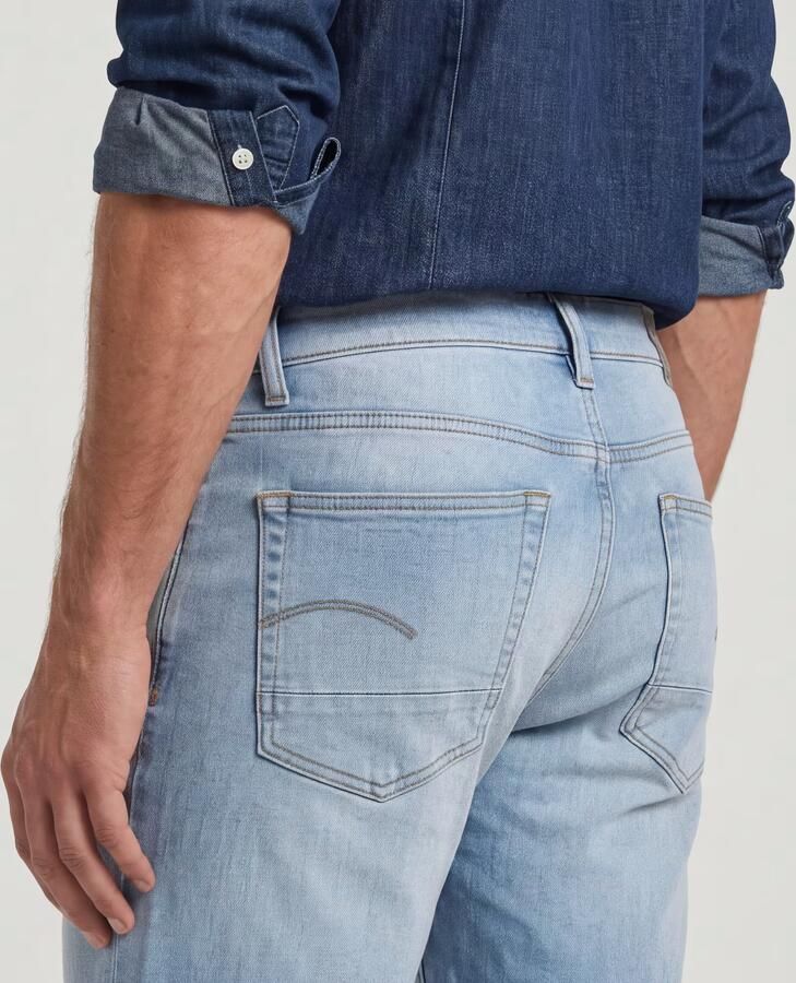 G-Star RAW Mosa Short Midden blauw Heren - Foto 4