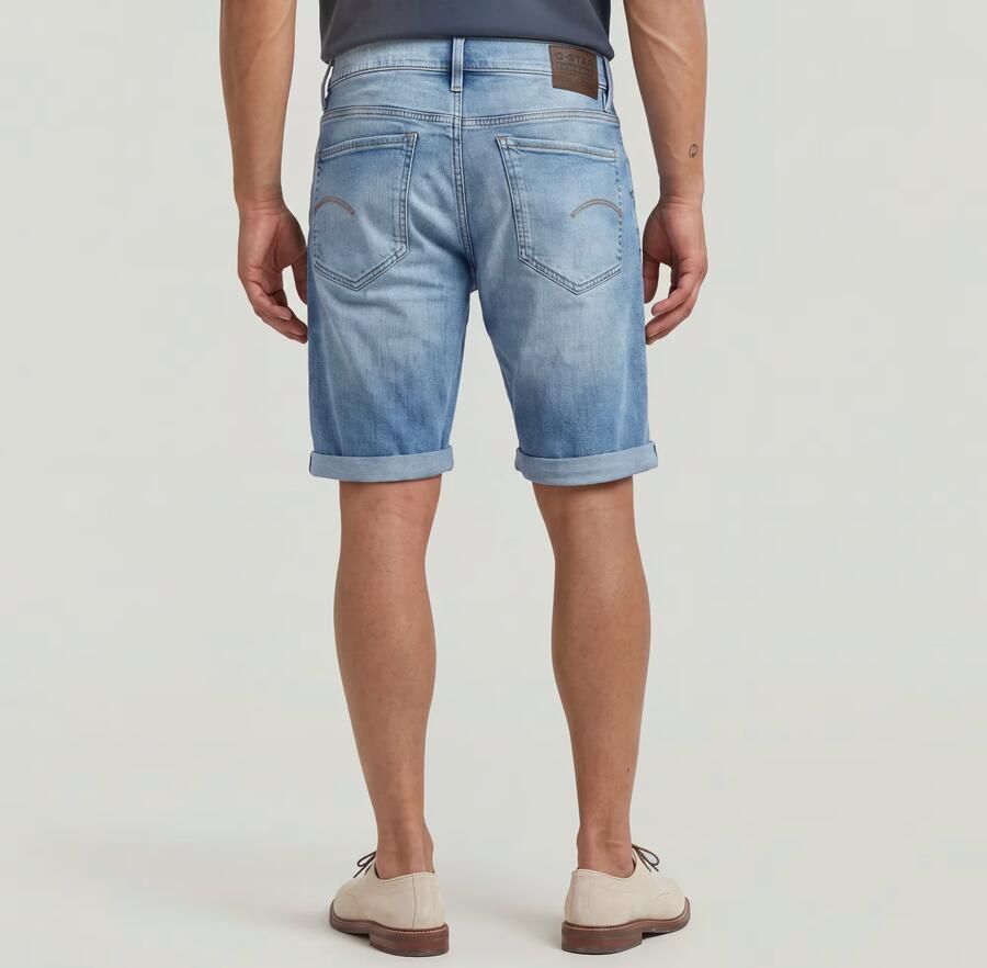 G-Star Raw Korte regular fit jeans met steekzakken model 'Mosa' - Foto 6