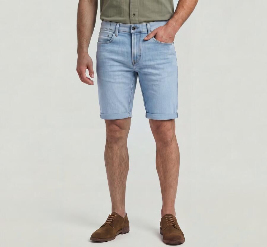 G-Star RAW Mosa Short Midden blauw Heren - Foto 4
