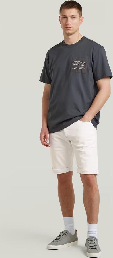 G-Star RAW Mosa Short Wit Heren - Foto 6