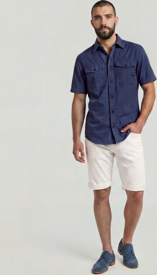 G-Star RAW Mosa Short Wit Heren - Foto 6