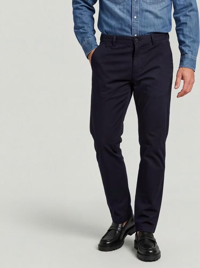 G-Star RAW Mosa Straight Chino Donkerblauw Heren - Foto 11