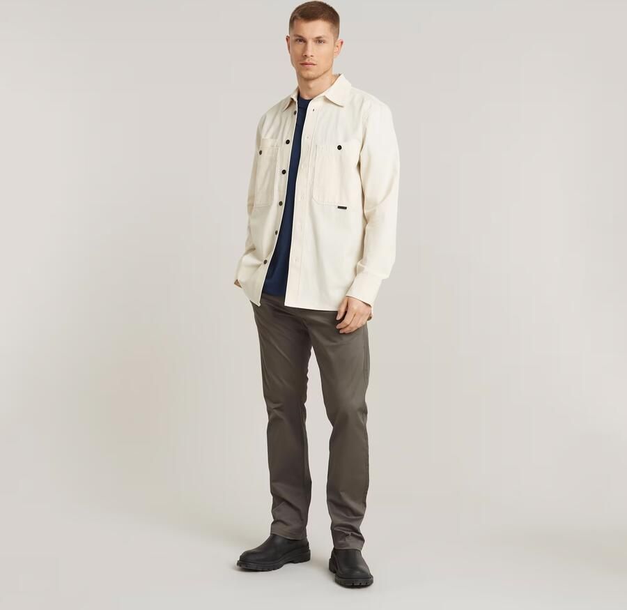 G-Star Raw Straight leg chino met steekzakken model 'Mosa' - Foto 5