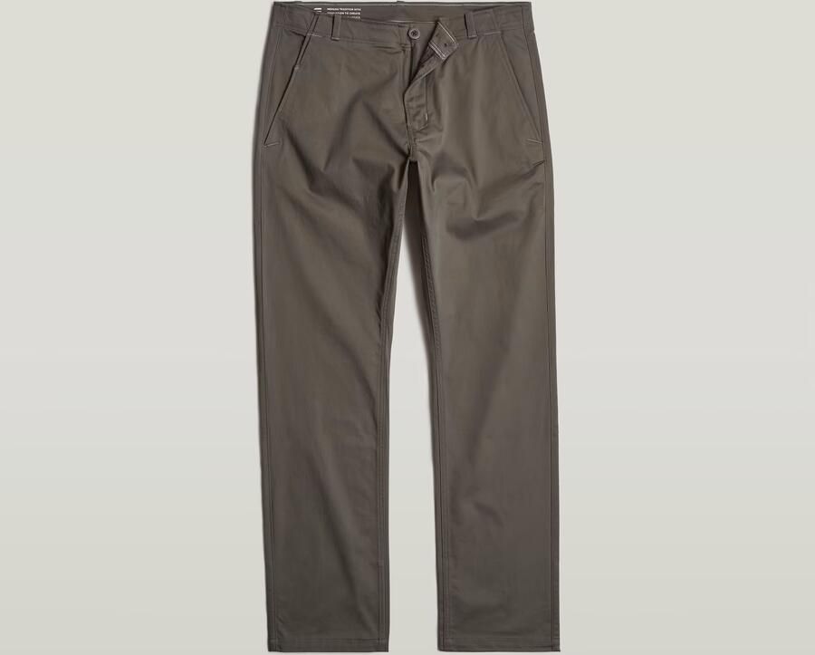 G-Star Raw Straight leg chino met steekzakken model 'Mosa' - Foto 6