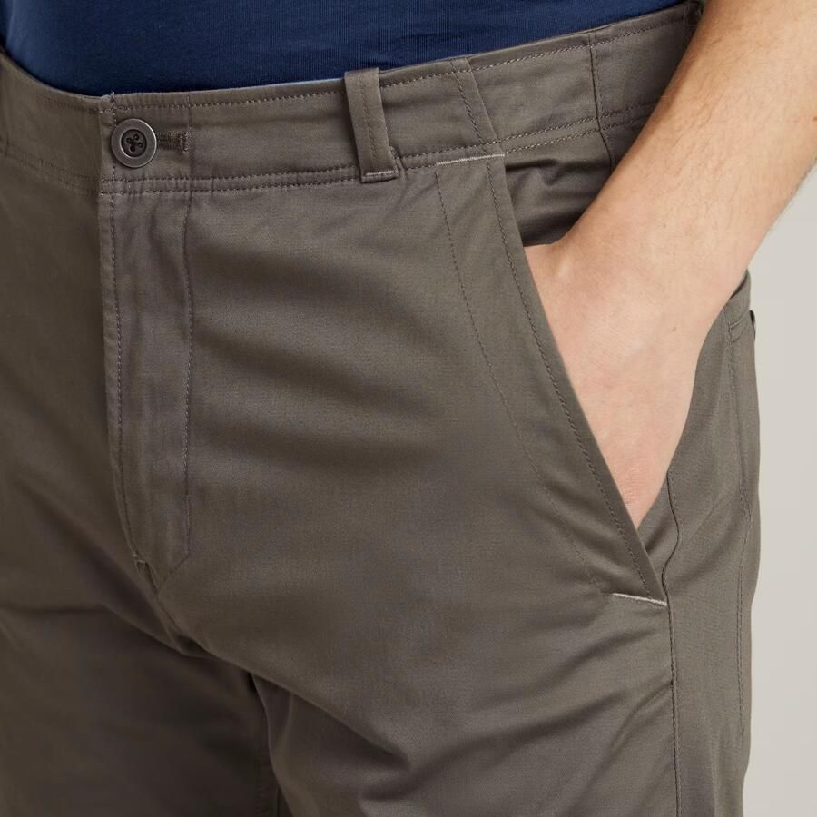 G-Star Raw Straight leg chino met steekzakken model 'Mosa' - Foto 2