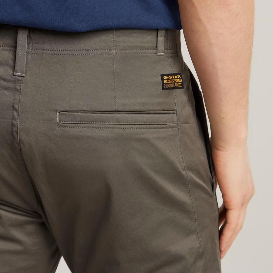 G-Star Raw Straight leg chino met steekzakken model 'Mosa' - Foto 3