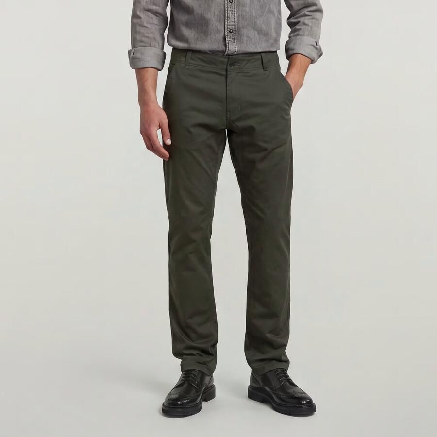 G-Star RAW Mosa Straight Chino Grijs Heren - Foto 4
