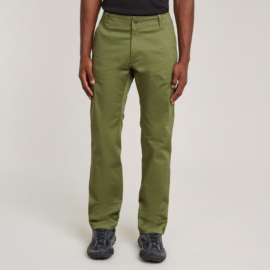 G-Star RAW Mosa Straight Chino Groen Heren - Foto 7