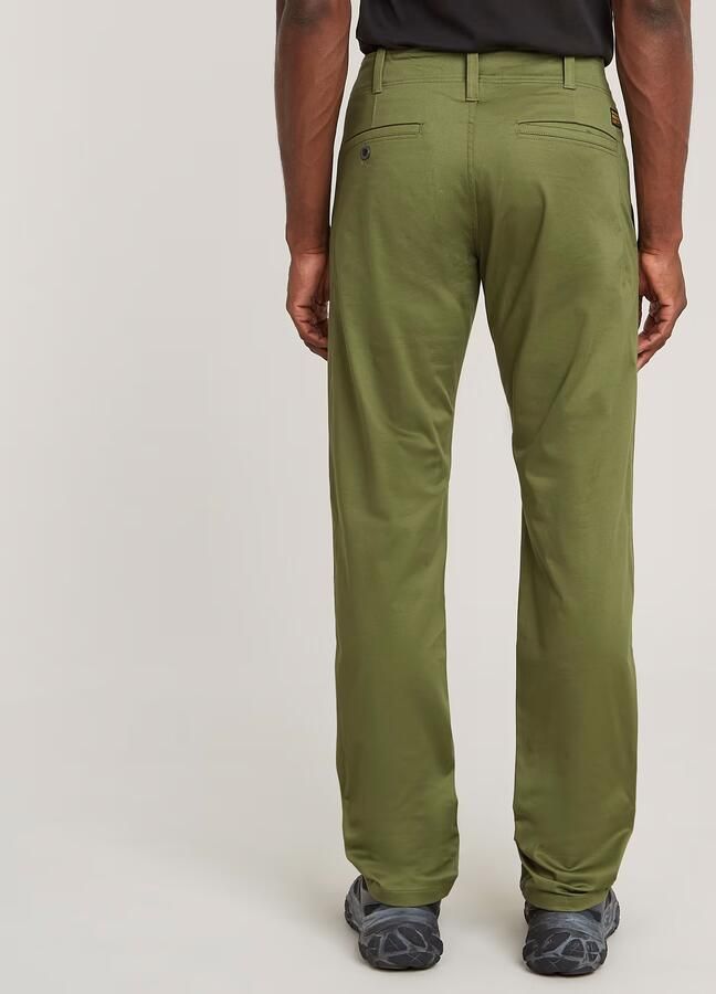 G-Star RAW Mosa Straight Chino Groen Heren - Foto 6