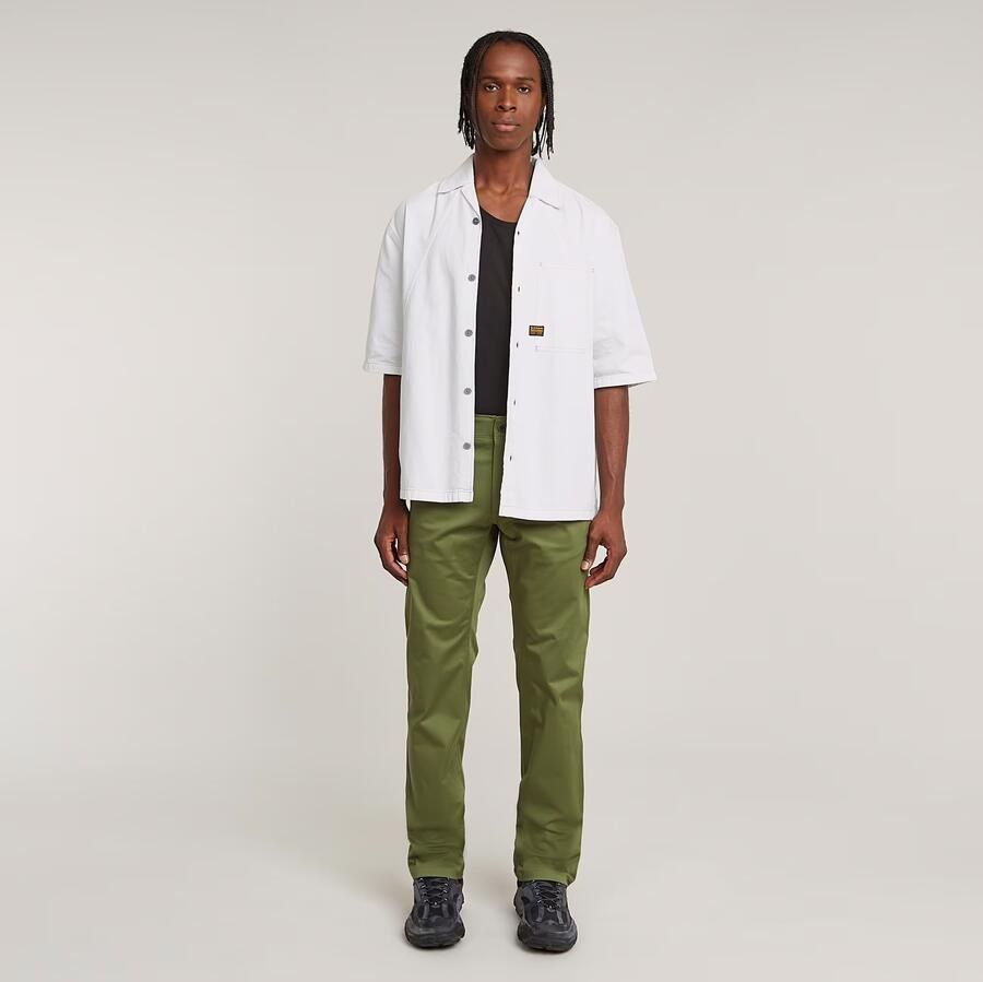 G-Star RAW Mosa Straight Chino Groen Heren - Foto 4