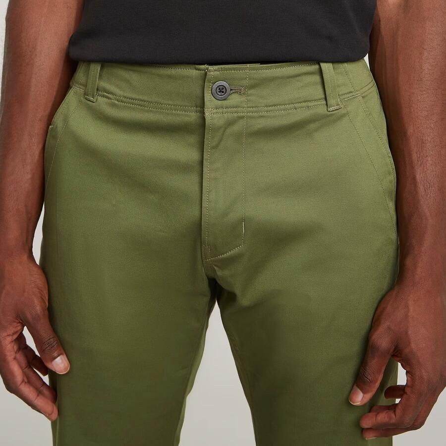 G-Star RAW Mosa Straight Chino Groen Heren