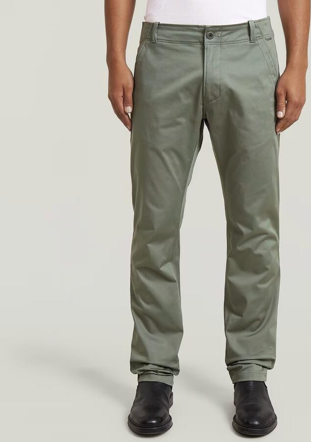 G-Star RAW Mosa Straight Chino Groen Heren
