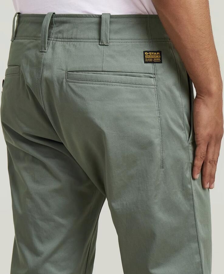G-Star RAW Mosa Straight Chino Groen Heren - Foto 3
