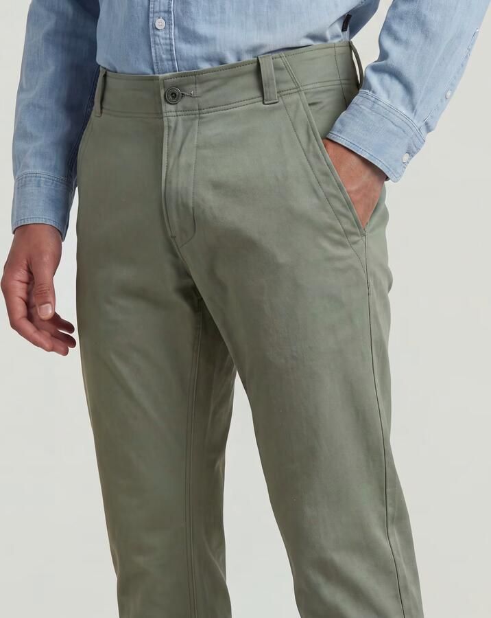 G-Star RAW Mosa Straight Chino Groen Heren - Foto 5