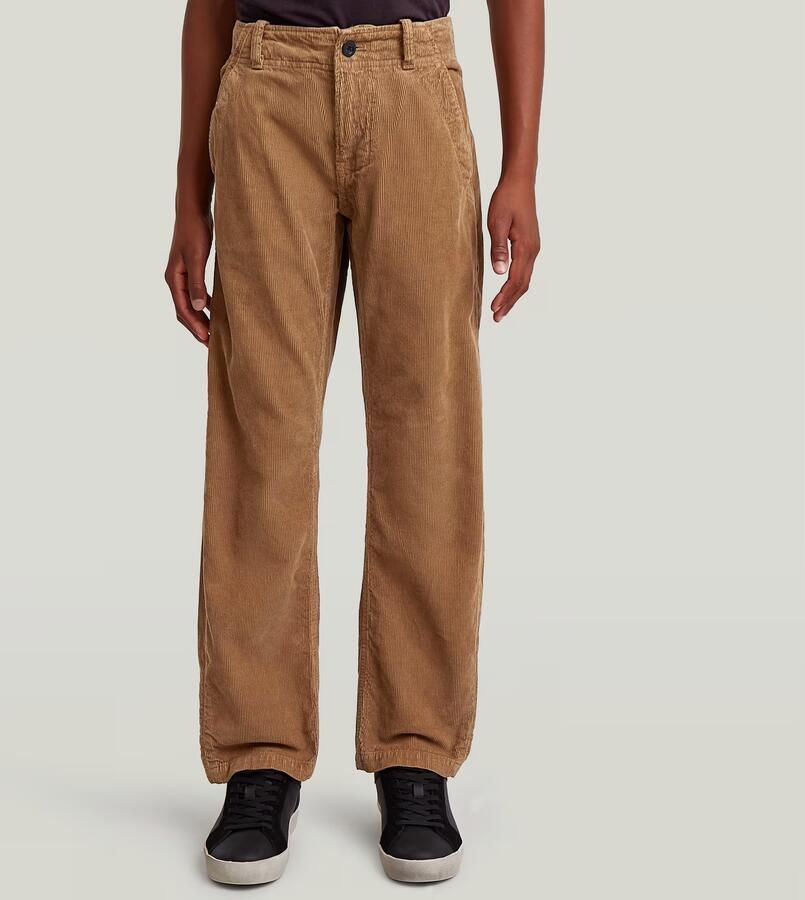 G-Star RAW Mosa Straight Chino voor jongens Bruin jongens