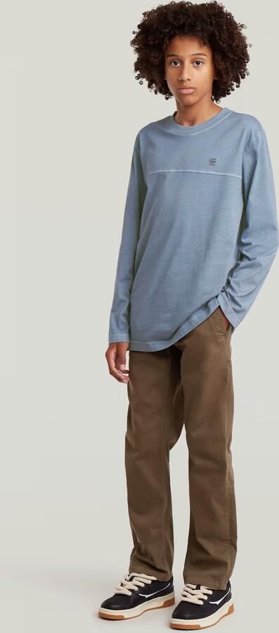 G-Star RAW Mosa Straight Chino voor jongens Groen jongens - Foto 4