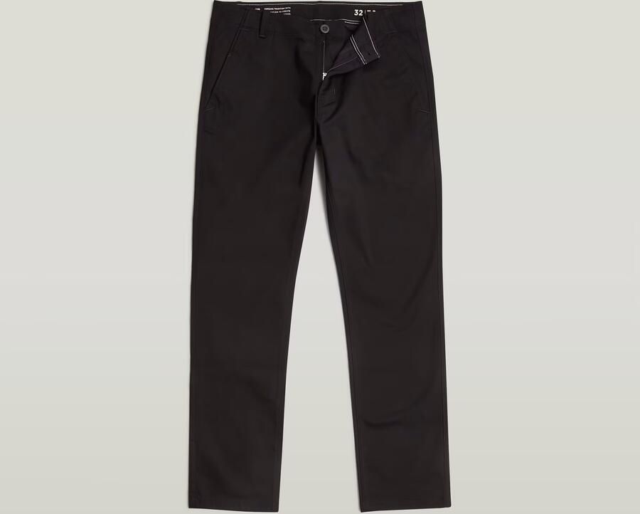 G-Star RAW Mosa Straight Chino Zwart Heren - Foto 6