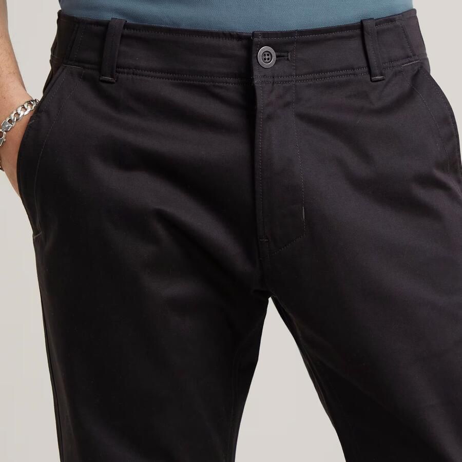 G-Star RAW Mosa Straight Chino Zwart Heren - Foto 2