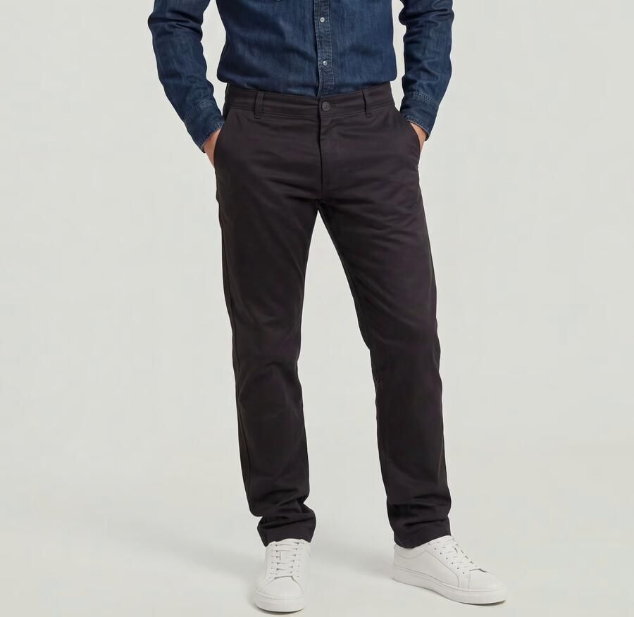 G-Star RAW Mosa Straight Chino Zwart Heren - Foto 5
