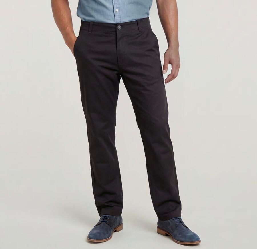 G-Star RAW Mosa Straight Chino Zwart Heren - Foto 6