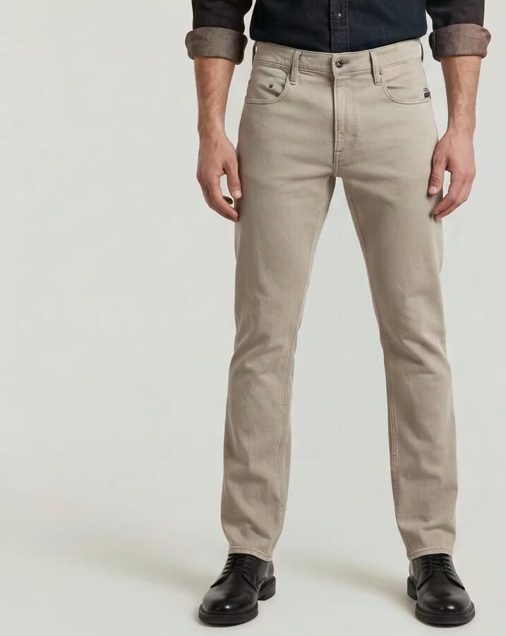 G-Star RAW Mosa Straight Jeans Beige Heren - Foto 8