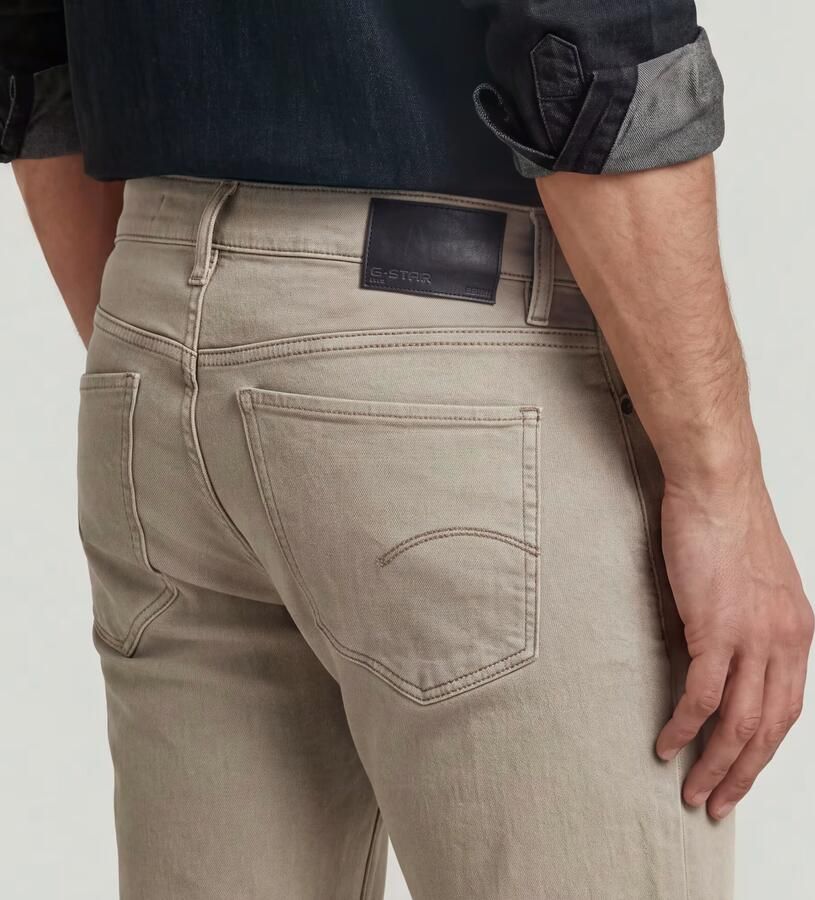 G-Star RAW Mosa Straight Jeans Beige Heren - Foto 6